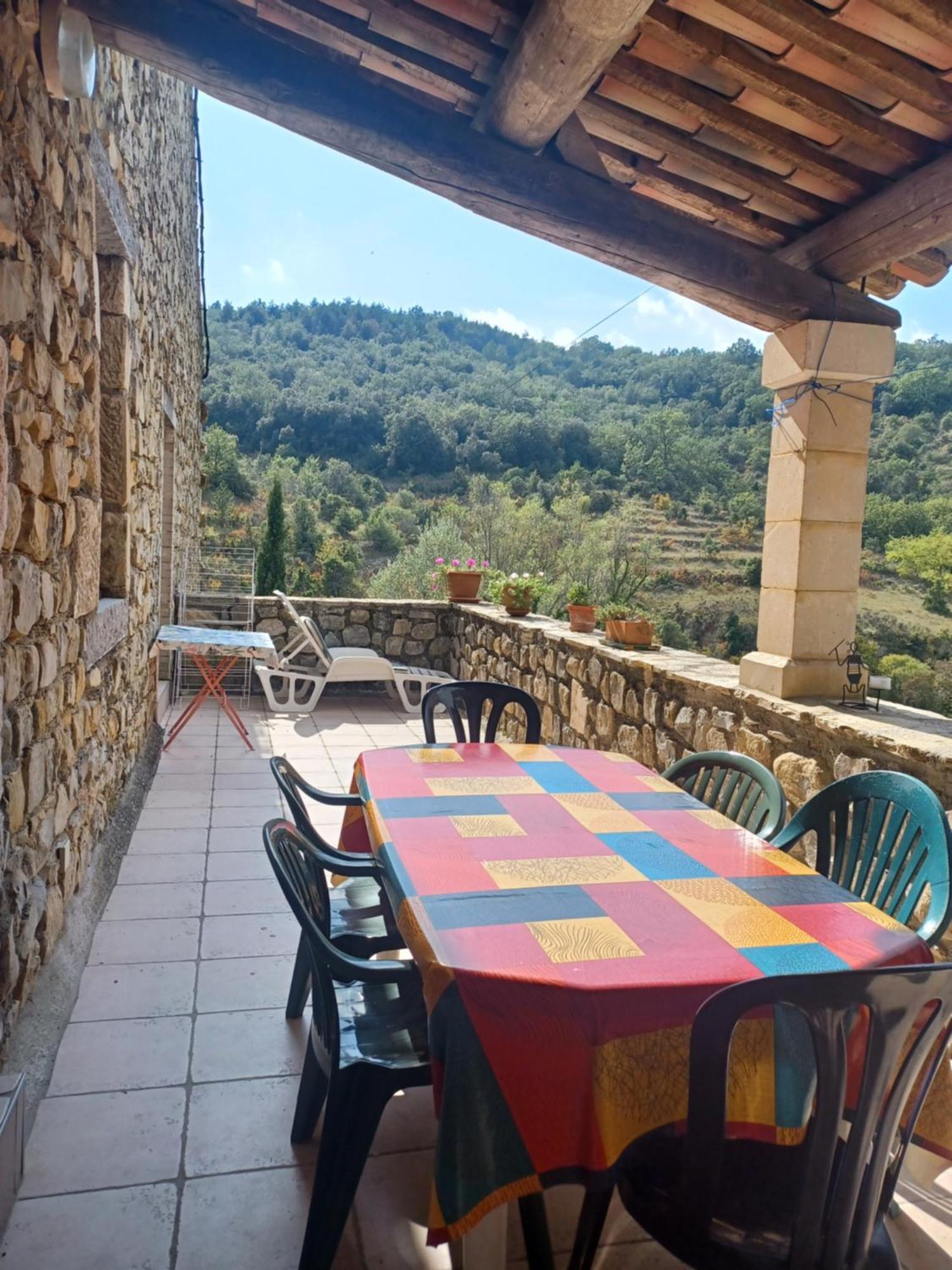 Saint-Maurice-dʼIbie Gites Du Domaine De Serre Long מראה חיצוני תמונה